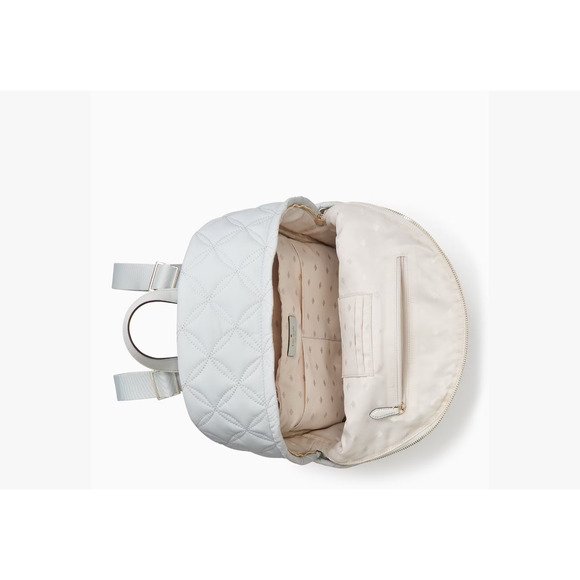 Kate Spade Chelsea Quilted Large Backpack WKR00580 Moonlight NWT MSRP $318 - Picture 3 of 9